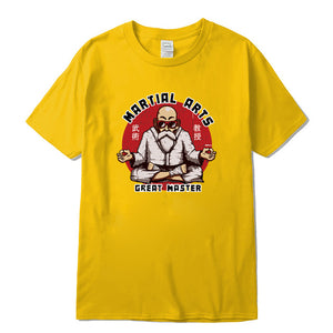 New Fashion anime shirt 100% cotton t shirts The Dragon Ball print funny men TShirt casual o-neck mensTshirt streetwear