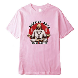 New Fashion anime shirt 100% cotton t shirts The Dragon Ball print funny men TShirt casual o-neck mensTshirt streetwear